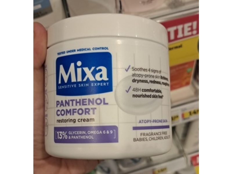 L'oreal Paris Mixa Restoring Cream, Panthenol Comfort, 400 mL