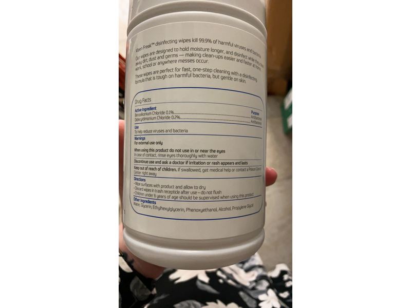 Kleen Freak Disinfecting Wipes, 70 Ct