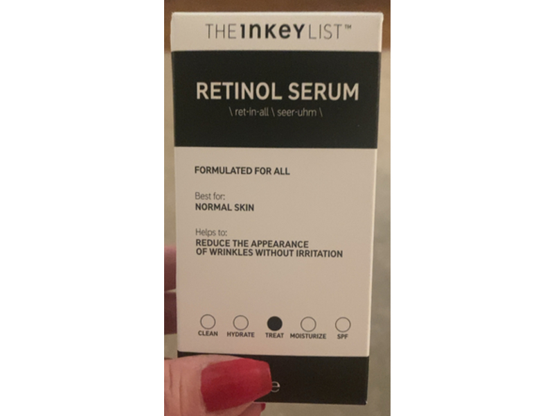 The Inkey List Retinol Anti-Aging Serum, Treat, 1 fl oz/30 mL
