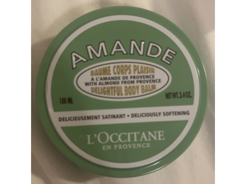 L'Occitane en Provence Amande Almond Delightful Body Balm, 3.4 oz/100 mL