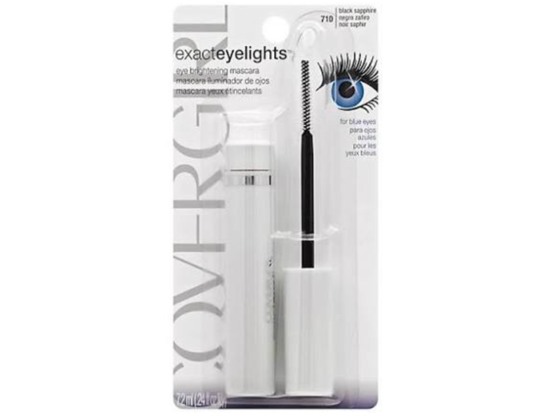 CoverGirl Exact Eyelights Brightening Mascara, 710 Black Sapphire, 0.24 fl oz/7.2 mL