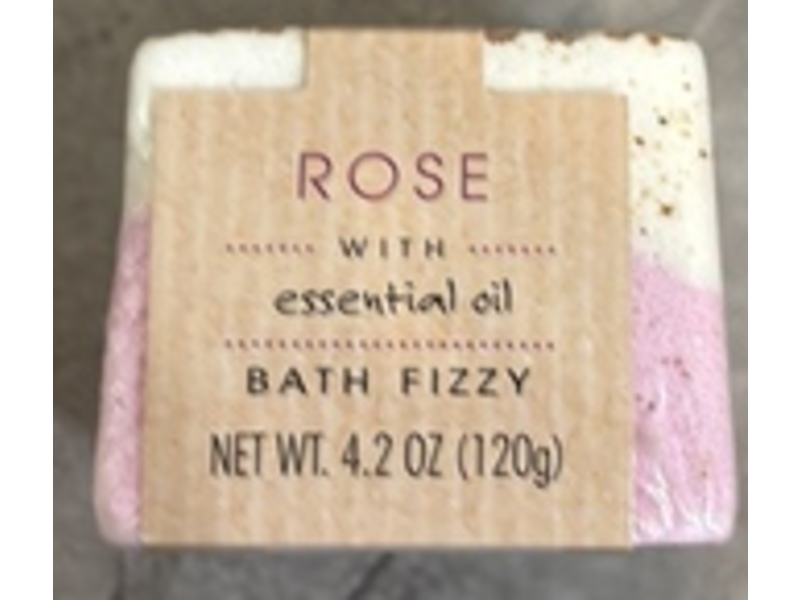Spa Luxury Bath Fizzy, Rose, 4.2 oz/120 g