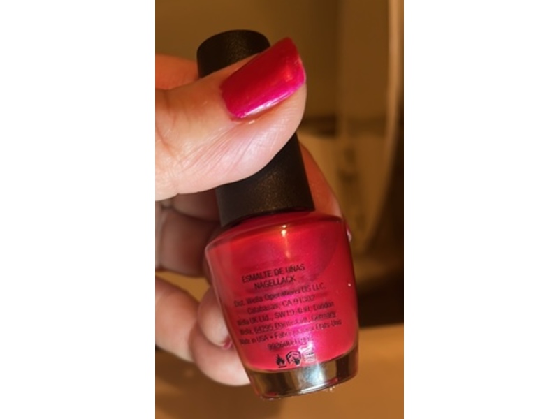 Opi Nail Lacquer, Cyber Cherry On Top, 0.5 fl oz/15 mL