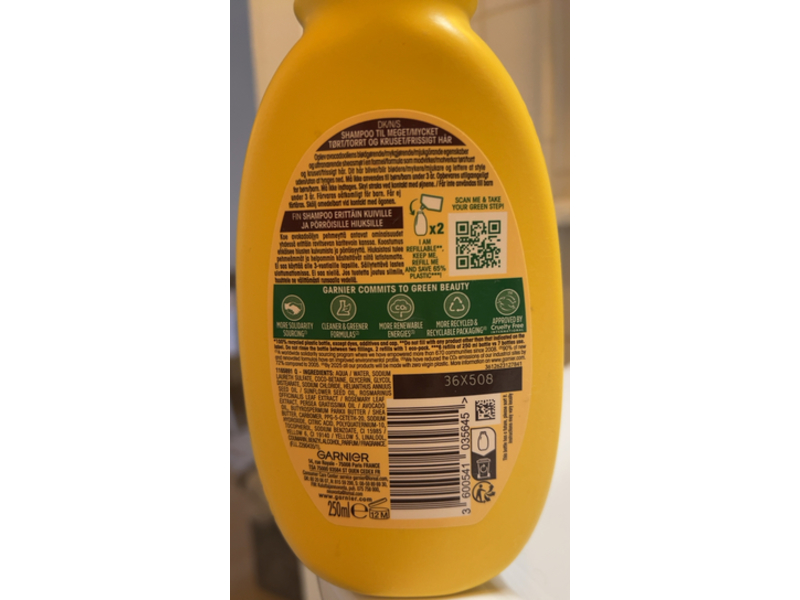 Garnier Respons Ultra Nourishing Shampoo, avocado Oil & Shea Butter, 250 mL