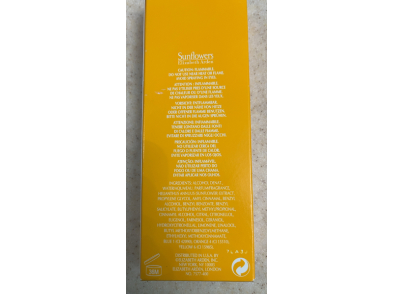 Elizabeth Arden Eau De Toilette, Sunflowers, 3.3 fl oz/100 mL