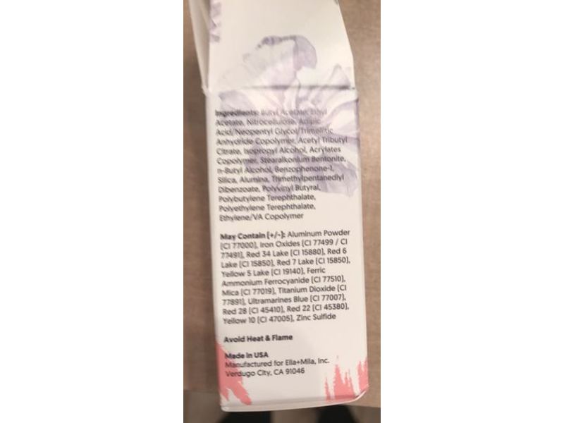 ella+mila Love Nail Polish, Honeymoon Bliss, 0.45 fl oz/13.3 mL