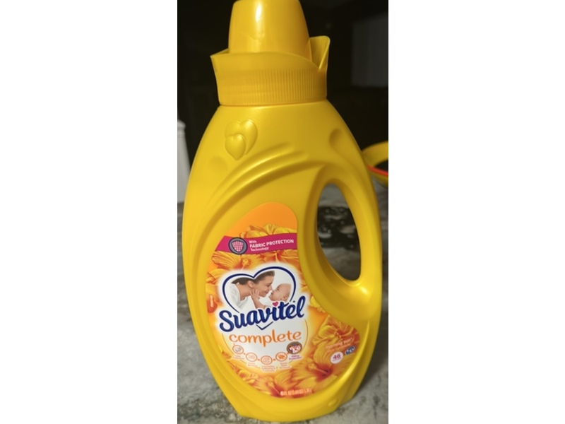 Suavitel Complete Liquid Fabric Softener, Morning Sun, Loads 46, 46 fl oz/1.36 L
