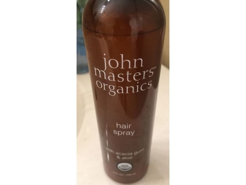 John Masters Organics Hair Spray, Acacia Gum & Aloe, 8 fl oz/236 mL