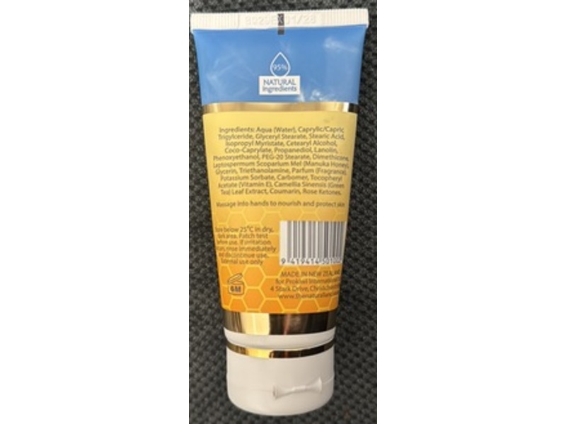 The Natural Land Moisturizing Hand & Nail Cream, Manuka Honey, 1.69 fl oz/50 mL