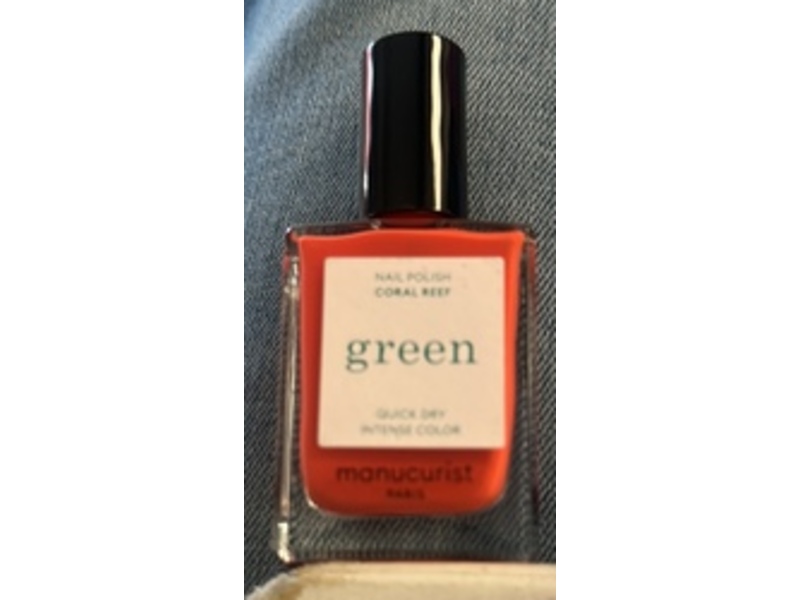 Manucurist Green Nail Polish, Coral Reef, 0.5 fl oz/15 mL