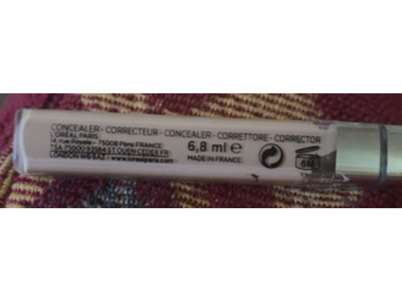 L'Oreal Paris True Match Concealer, 4N Beige, 6.8 mL