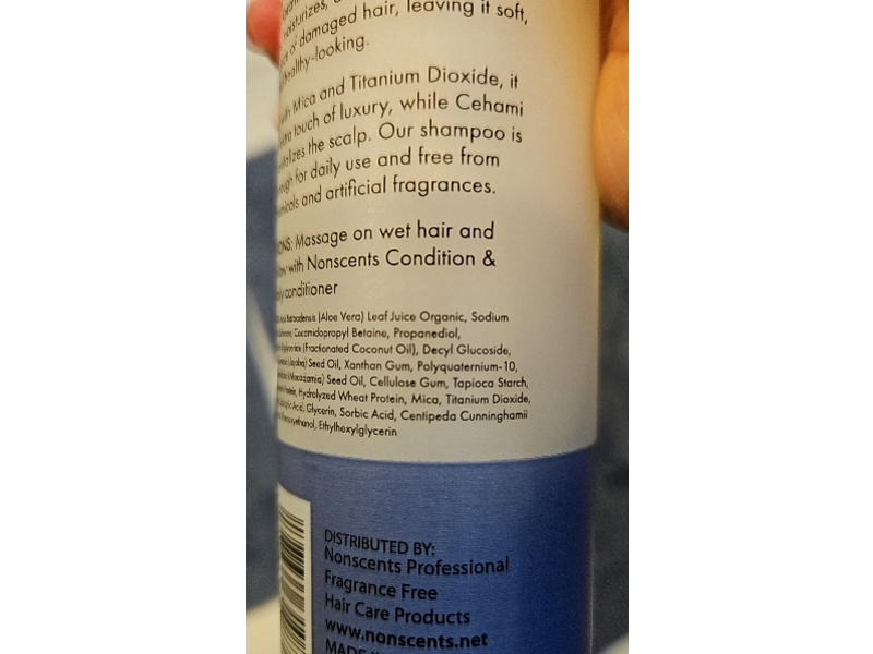 Non Scents Clean & Simple Daily Shampoo, 8 fl oz/236 mL