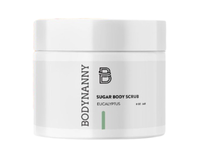 Bodynanny Sugar Body Scrub, Eucalyptus, 8 oz