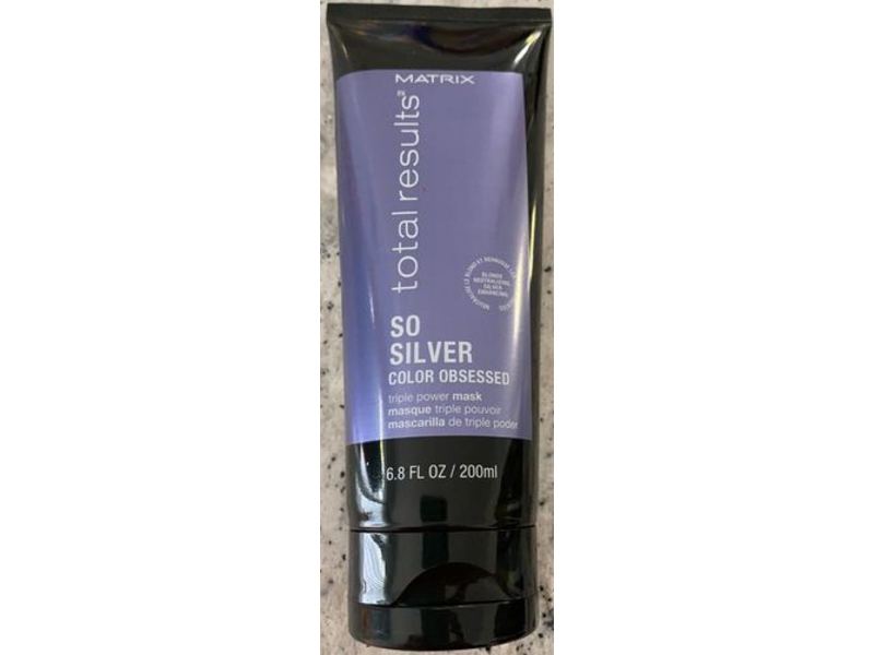 Matrix Total Results So Silver Triple Power Mask, 6.8 fl oz/200 ml