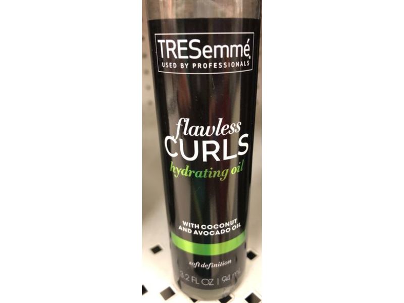 Tresemme Flawless Curls Hydrating Oil, Coconut & Avocado Oil, 3.2 fl oz/94 mL