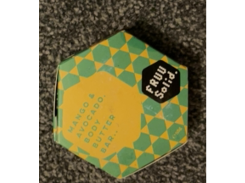 Fruu Mango & Avocado Body Butter Bar, 55 g
