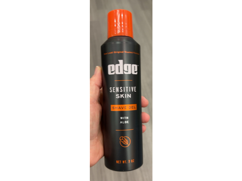 Edge Sensitive Skin Shave Gel, Aloe, 7 oz