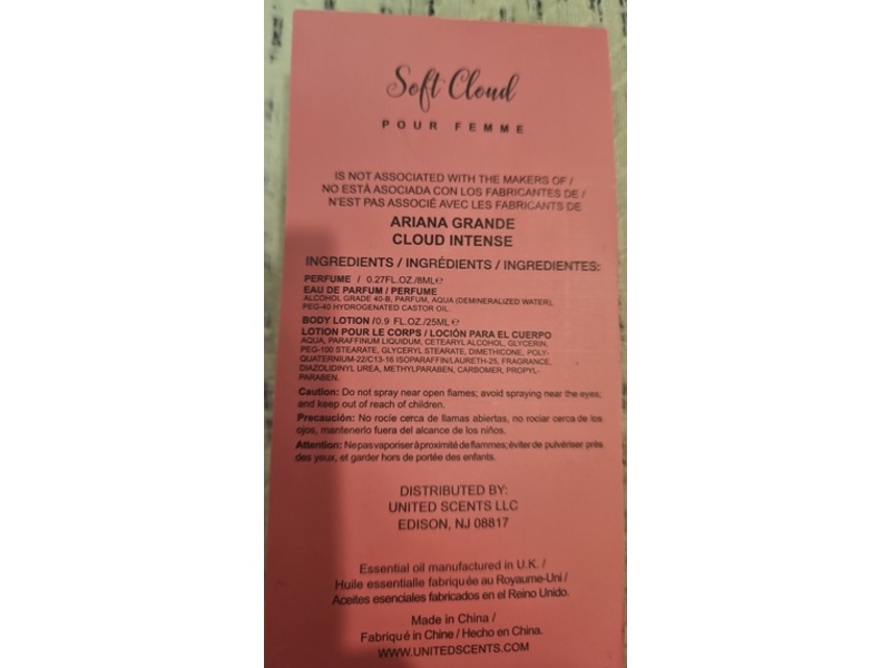 Pour Femme Eau De Parfum & Body Lotion Set, Soft Cloud