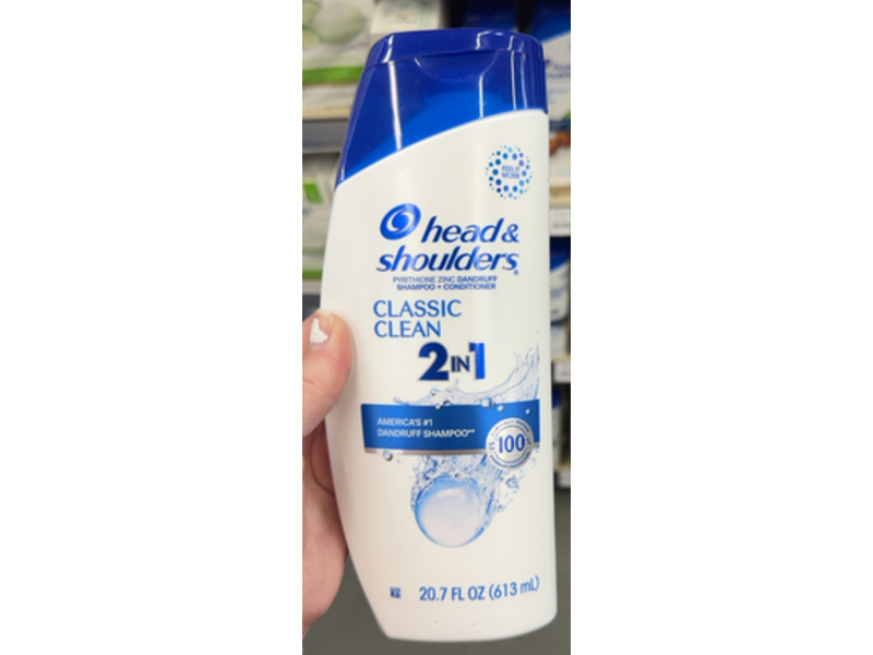 Head & Shoulders 2 - In - 1 Dandruff Shampoo + Conditioner, Classic Clean, 20.7 fl oz/613 mL