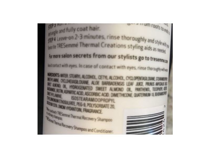 Tresemme Thermal Recovery Conditioner, Aloe Vera & Almond Extract, 25 fl oz/739 mL
