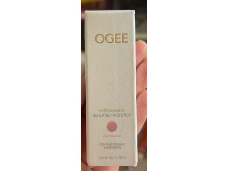 Ogee Sculpted Face Stick, Pink Diamond, 0.28 oz/8 g