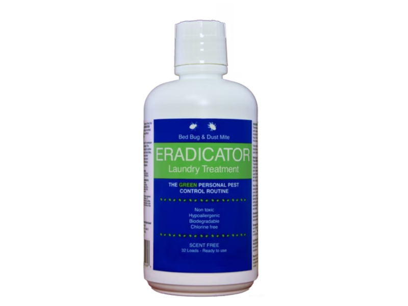 Eradicator Bed Bug and Dust Mite Laundry Treatment, Scent Free, 32 fl oz