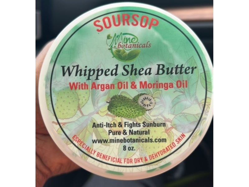 Mine Botanicals Whipped Shea Butter, Soursop, 8 oz