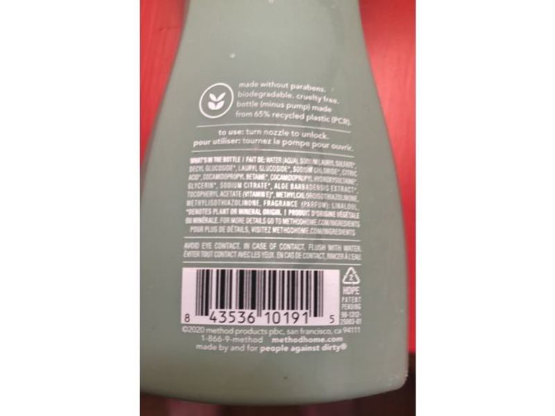 Method Hand Wash, Rosemary, 11.5 fl oz/340 mL, Pack Of 6
