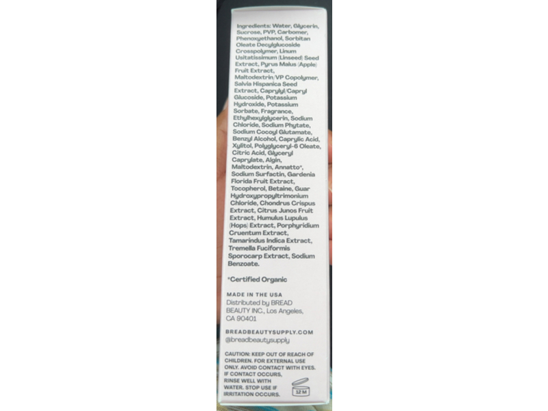 Bread Beauty Hair Gel, 6.2 fl oz/185 mL