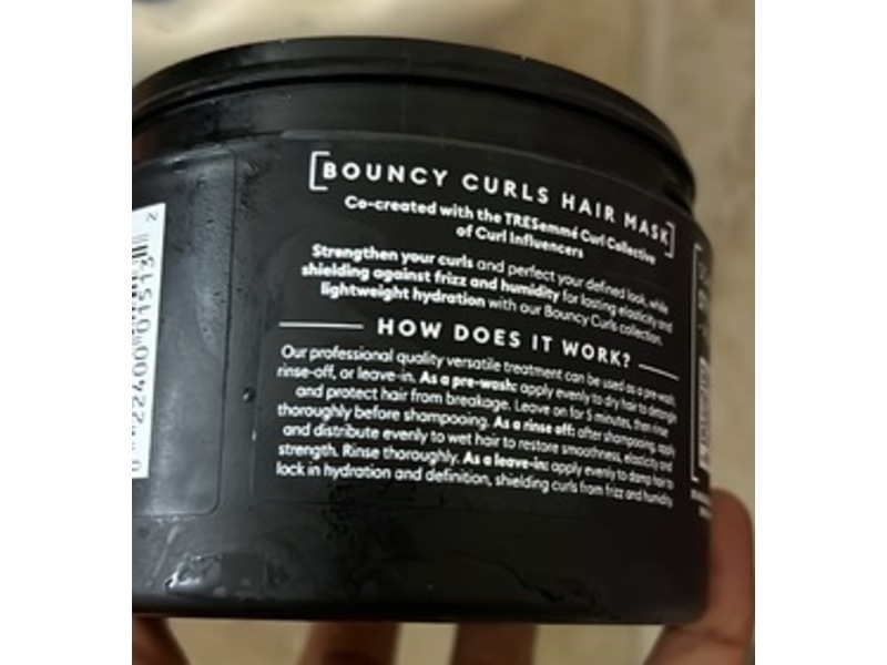 TRESemme Multi-Tasking Hair Mask, Bouncy Curls, 8 fl oz/236 mL