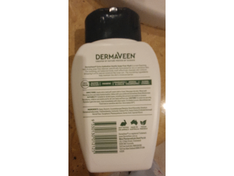 Dermaveen Gentle Soap-Free Wash, 250 mL