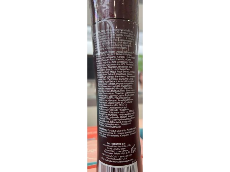 Keranique Revitalizing Keratin Conditioner, Color Boost, 8 fl oz/240 mL