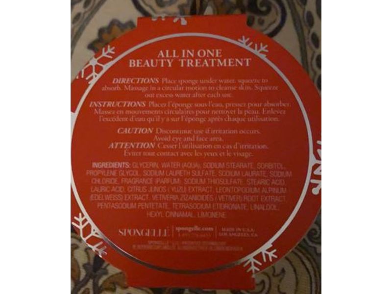 Spongelle Naughty Or Nice Body Wash, Pomegranate, 1.5 oz/43 g