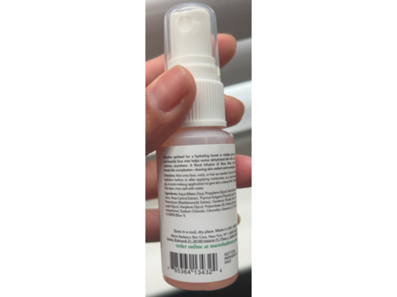 Mario Badescu Facial Spray, Aloe + Herbs & Rosewater, 1 fl oz/29 mL