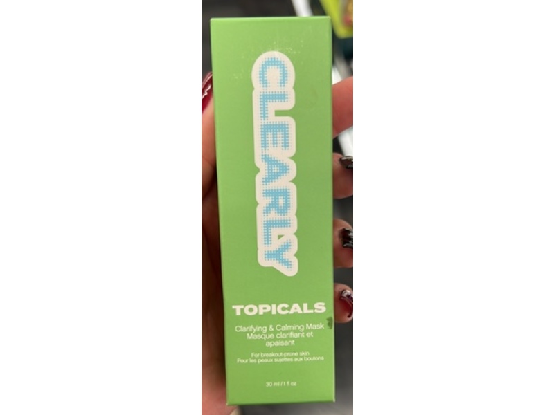 Topicals Clearly Clarifying + Calming Mask, 1 fl oz/30 mL