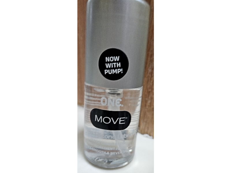 One Move Deluxe Personal Silicone Lubricant, 3.38 oz/100 mL