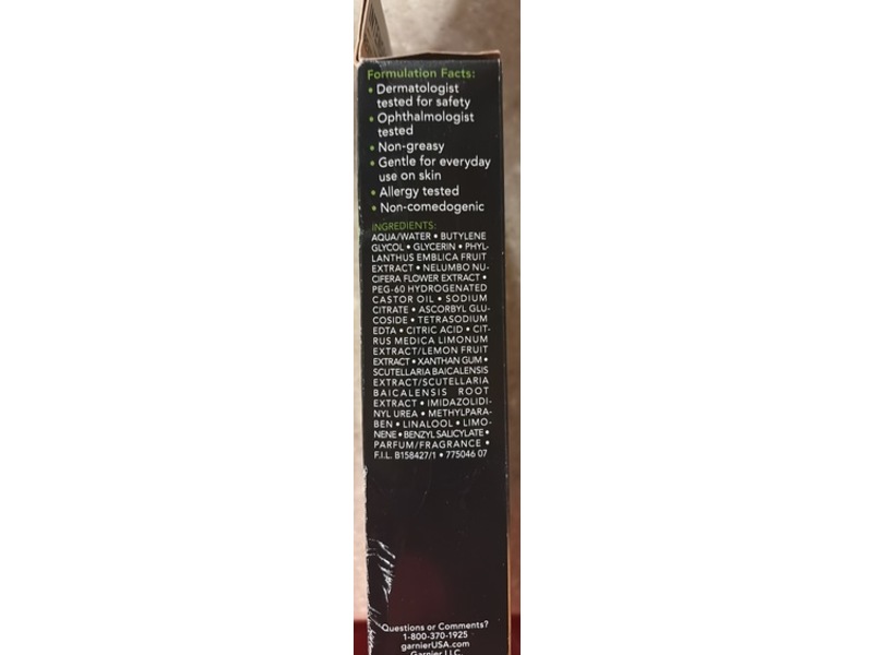 Garnier Skin Renew Dark Spot Treatment Mask, Vitamin C, 0.64 fl oz/19 mL, 6 Count