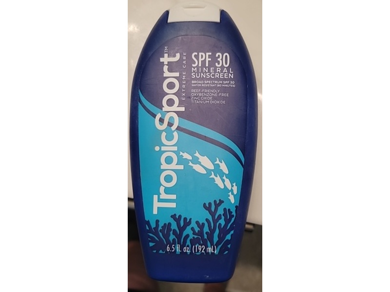 TropicSport Mineral Sunscreen, SPF 30, 6.5 fl oz/192 mL