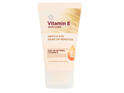 Superdrug Gentle Eye Make-Up Remover, Vitamin E, 50 mL