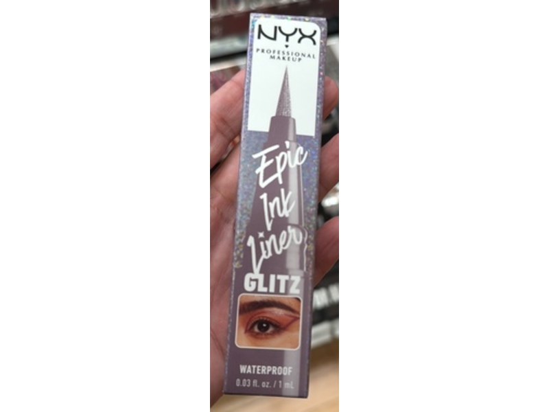 Nyx Professional Makeup Epic Ink Glitz Liner, Shimmer Mauve Purple, 0.03 fl oz/1 mL