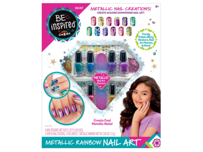 Cra-Z-Art Metallic Rainbow Nail Art Set