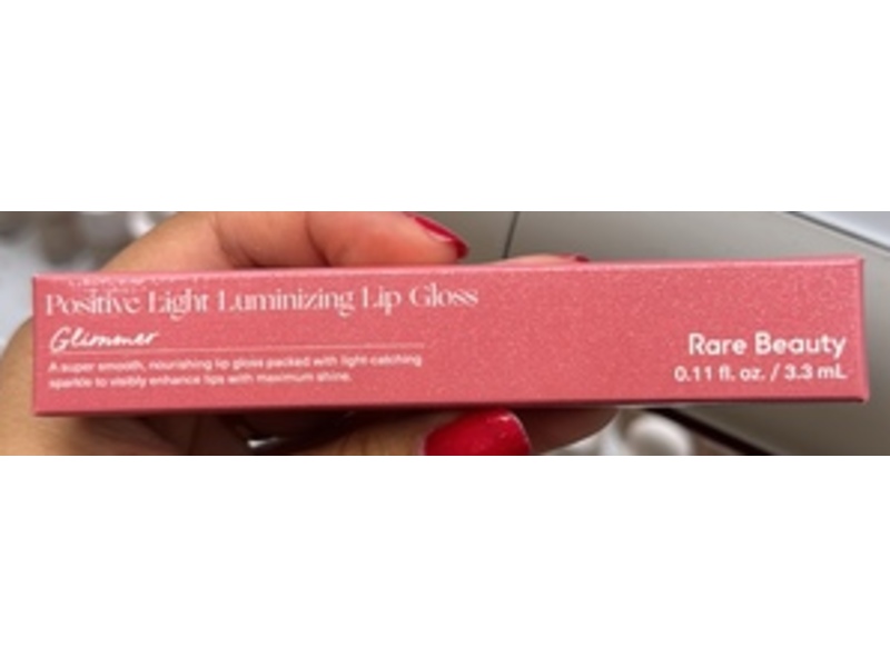 Rare Beauty Positive Light Luminizing Lip Gloss, Glimmer, 0.11 fl oz/3.3 mL