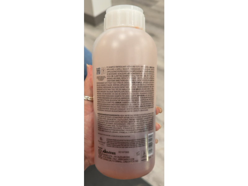 Davines Solu Clarifing Shampoo, 33.81 fl oz/1000 mL