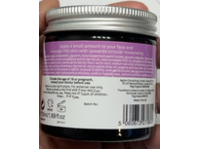 Facetheory Aventhra Moisturiser, Oatmeal, Cocoa Butter & Hyaluronic Acid, 1.6 fl oz/50 mL