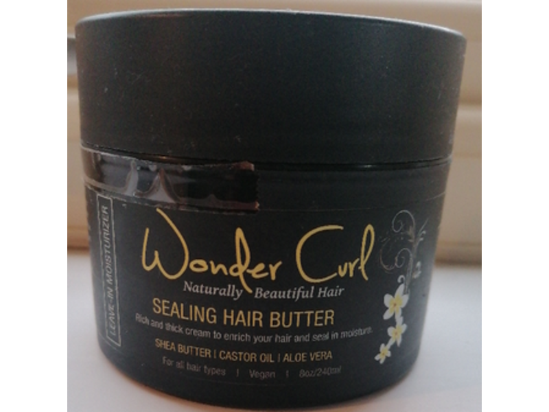 Wonder Curl Sealing Hair Butter, Shea Butter& Castor Oil, 8 oz/240 mL