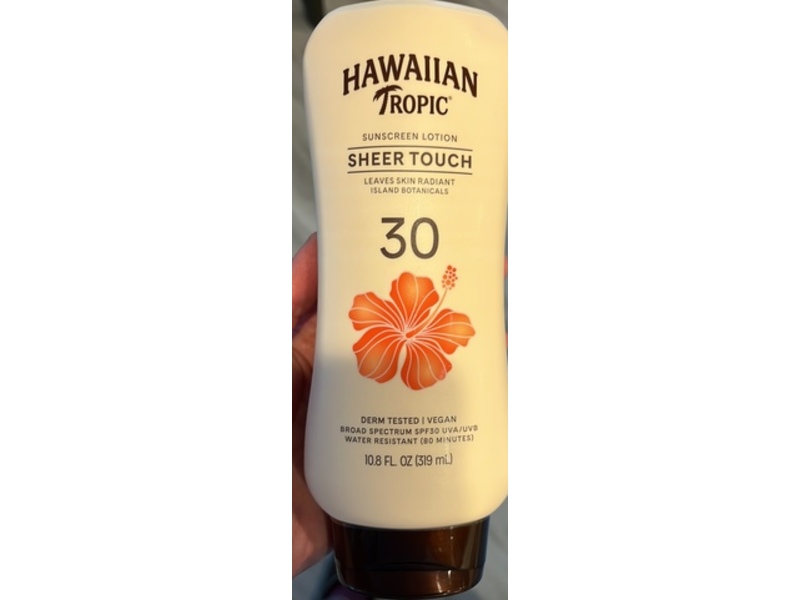 Hawaiian Tropic Sheer Touch Sunscreen Lotion, SPF 30, 10.8 fl oz/319 mL