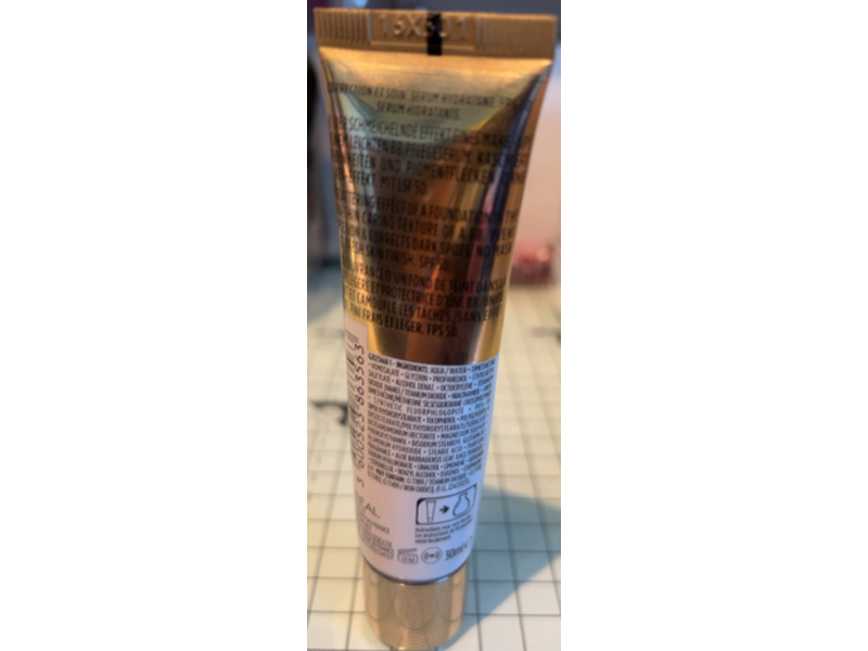 L'Oreal Paris Age Perfect BB Cover Corrects & Cares, Medium Vanilla, SPF 50, 30 mL