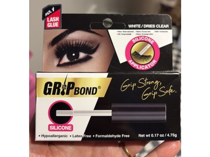 Ebin New York Eye Lash Adhesive, White, 0.17 oz/4.75 g