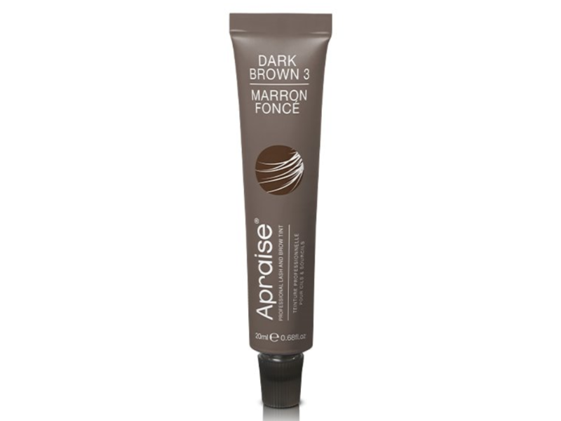 Apraise Professional Lash & Brow Tint, Dark Brown 3, 0.68 fl oz/20 mL