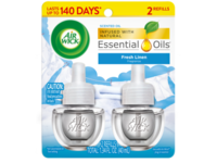 Air Wick Plug In Scented Oil Refill, Fresh Linen, 1.34 fl oz/40 mL, 2 Count - thumbnail 1